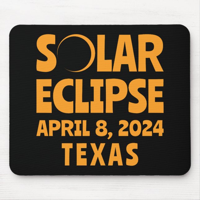 Solar Eclipse 2024 Texas Musmatta (Framsidan)