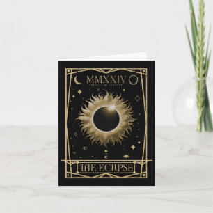 Solar Eclipse 2024 Total Eclipse Astronomy Tarot C Kort