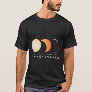 Solar Eclipse 2024 Total Eclipse Pennsylvania Grap T Shirt