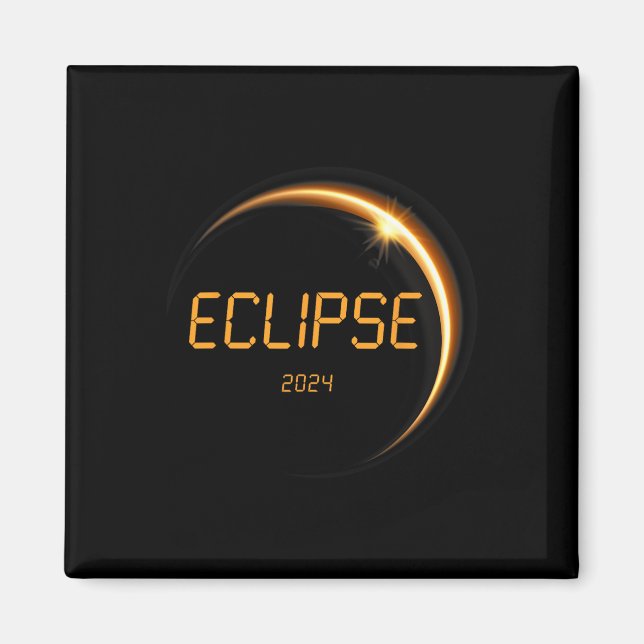 Solar Eclipse 2024 Total Solar Eclipse 4.08.24 13 Magnet (Framsidan)