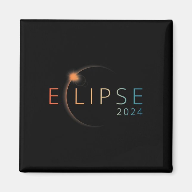Solar Eclipse 2024 Total Solar Eclipse 4.08.24 Magnet (Framsidan)