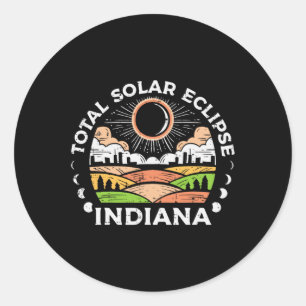 Solar Eclipse 2024 Totality April 8 Manar Women Ki Runt Klistermärke