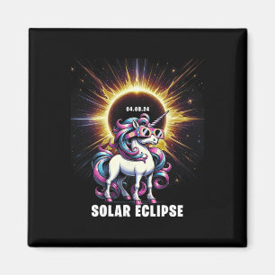 Solar Eclipse 2024 Totalt Eclipse April 8:e 24 Uni Magnet