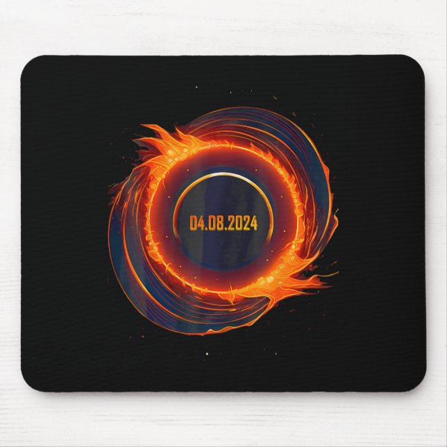 Solar Eclipse 2024 Totalt Sol Eclipse Musmatta (Framsidan)