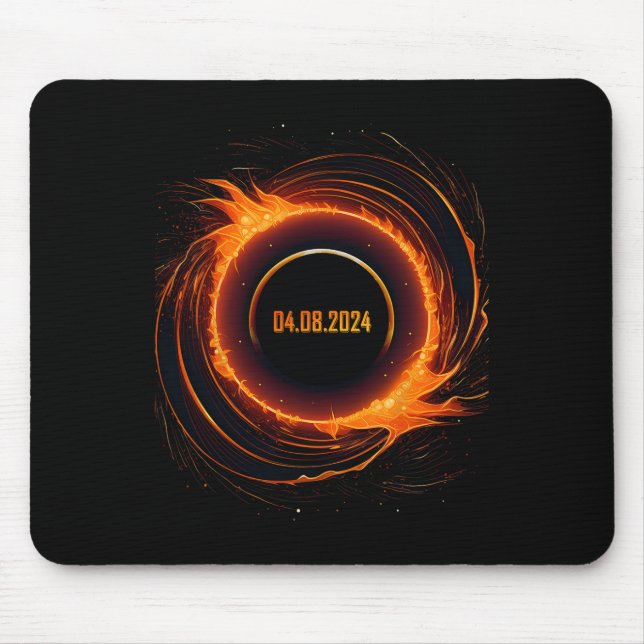 Solar Eclipse 2024 Totalt Sol Eclipse Musmatta (Framsidan)
