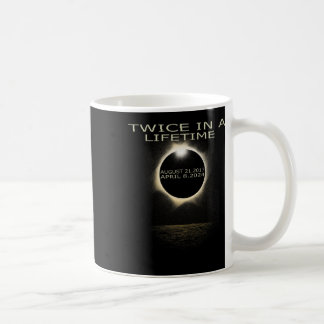 Solar Eclipse 2024 två gånger under livstid Solar Kaffemugg