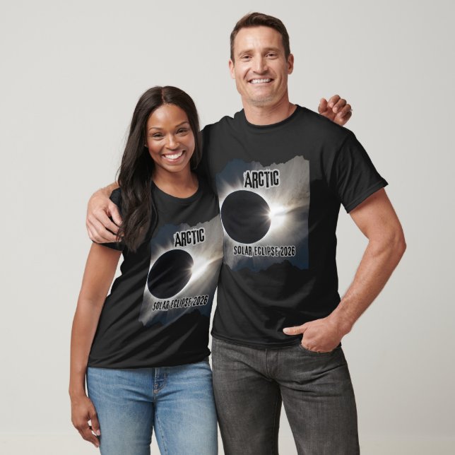 Solar Eclipse 2026 Arctic T Shirt (Unisex)