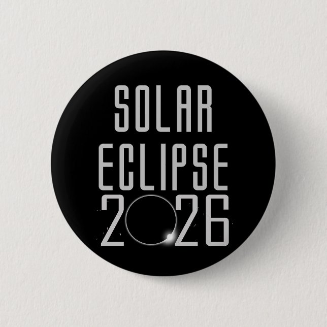 Solar Eclipse 2026-knapp Knapp (Framsida)
