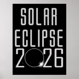 Solar Eclipse 2026 Livsmedel Tote Poster