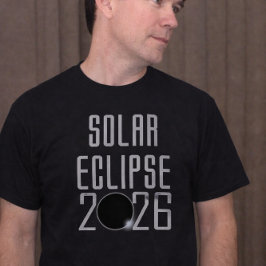 Solar Eclipse 2026 T Shirt