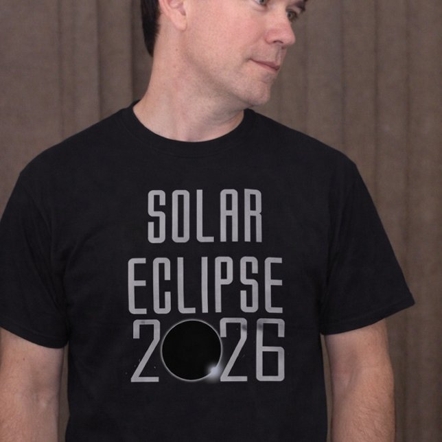 Solar Eclipse 2026 T Shirt (Skapare uppladdad)