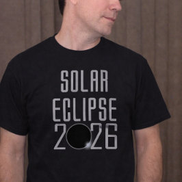 Solar Eclipse 2026 T Shirt