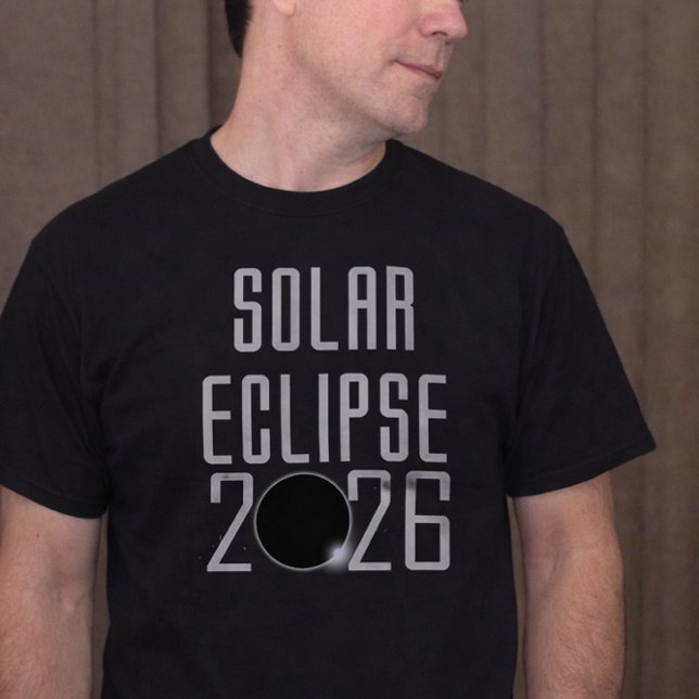 Solar Eclipse 2026 T Shirt (Skapare uppladdad)