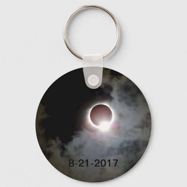 Solar Eclipse 21 augusti 2017 Nyckelring (Framsida)