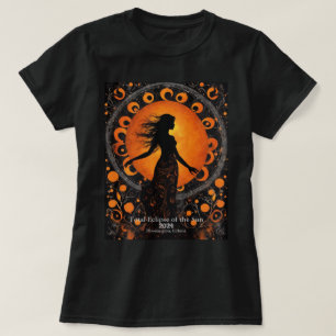 Solar Eclipse 2 Sides Dancer Text Sol T Shirt