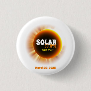 Solar Eclipse 3/29/2025 Anpassningsbar Text Knapp