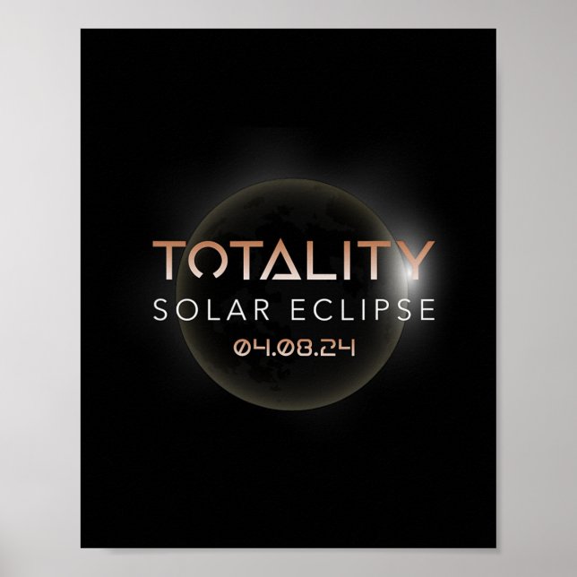 Solar Eclipse 4 8 2024 event Celebrate in Poster (Framsidan)