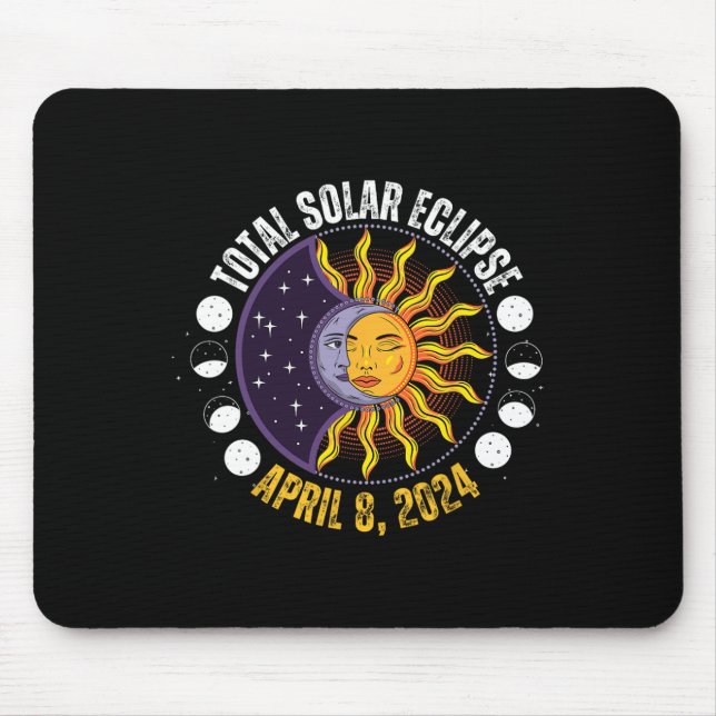 Solar Eclipse 8-4-2024 Eclipse med Sol Musmatta (Framsidan)