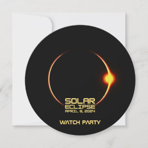 Solar Eclipse 8 april 2024 Inbjudningar