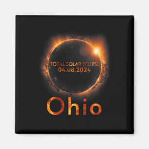 Solar Eclipse 8 april 2024 Ohio Solar Eclips Magnet