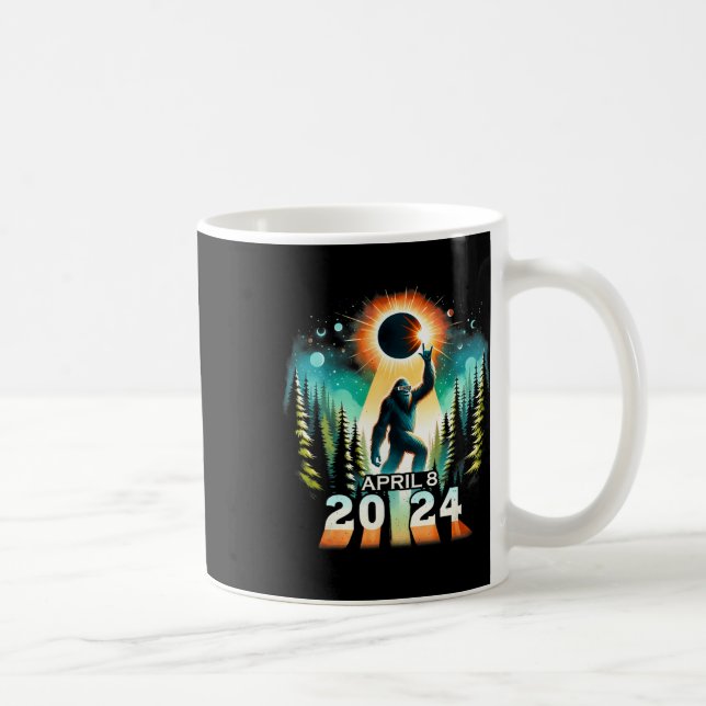 Solar Eclipse 8 april Solar Eclipse 2024 ton Kaffemugg (Höger)