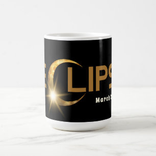 Solar Eclipse American Event 3/29/2025 Coffee Mugg