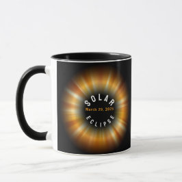 Solar Eclipse American Event 3/29/2025 CUSTOM NAME Mugg