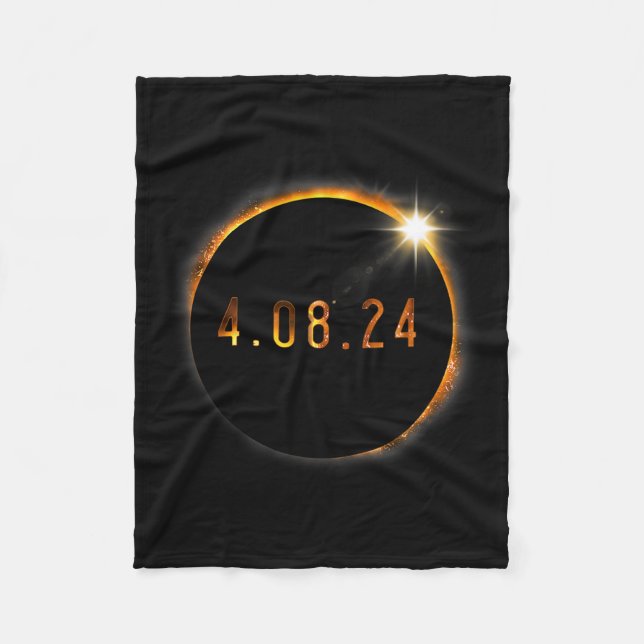 Solar Eclipse American Totality Vår 40824 Fleecefilt (Framsidan)