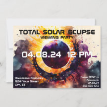 Solar Eclipse Anpassadet Party