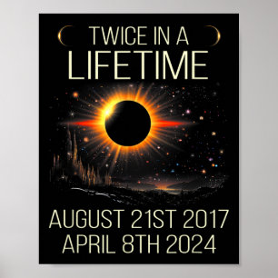 Solar Eclipse Astronomy två gånger under livstiden Poster