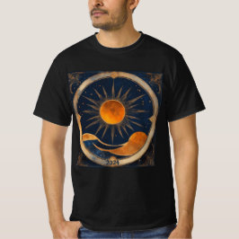 Solar Eclipse Backe 2024 eller Add Namn Manar T Shirt