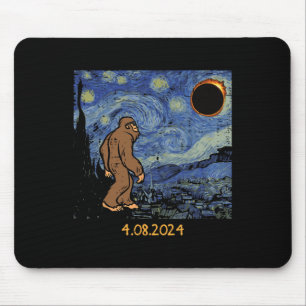 Solar Eclipse Bigfoot Starry Night Sasquatch Manar Musmatta