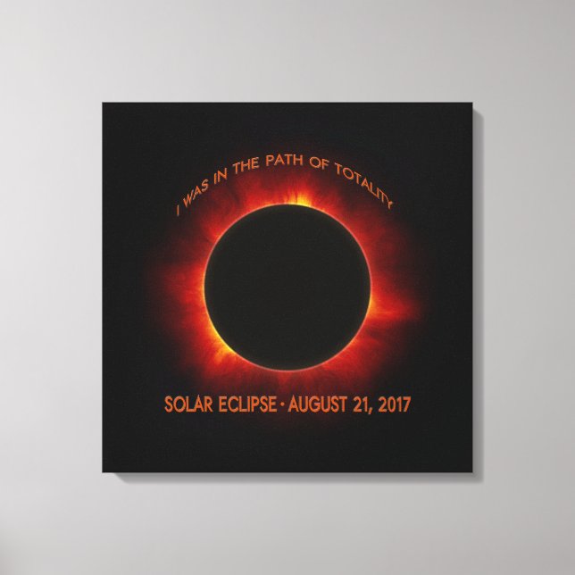 Solar Eclipse Canvastryck (Framsida)