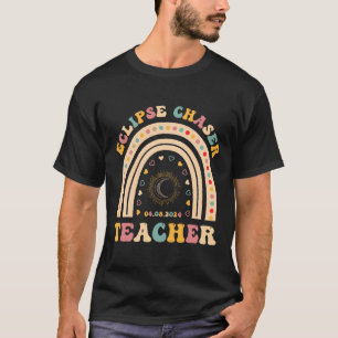 Solar Eclipse Chaser 2024 April 8 Lärarundervisnin T Shirt