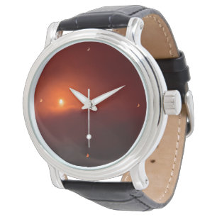 Solar Eclipse Clock Armbandsur