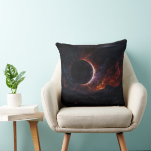 Solar Eclipse Cosmic Masterbit Xzendor7 AI Art Kudde