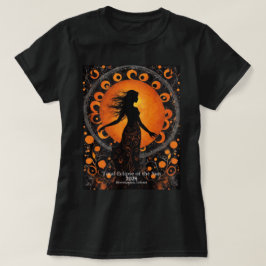 Solar Eclipse Ditt namn eller Text Sol Dancer Myst T Shirt