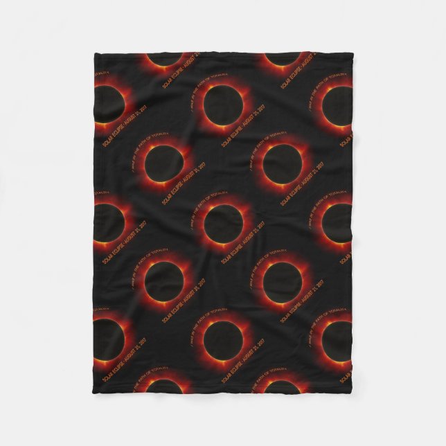 Solar Eclipse Fleecefilt (Framsidan)