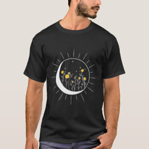 Solar Eclipse Flower Planets (ung. rymd i sol Måne T Shirt