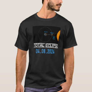 Solar Eclipse förklarade utbildningsastronomin til T Shirt