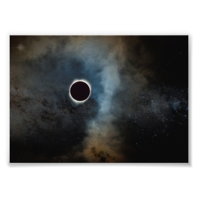 Solar Eclipse Fototryck (Framsidan)