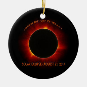 Solar Eclipse Julgransprydnad Keramik
