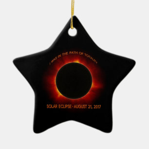 Solar Eclipse Julgransprydnad Keramik