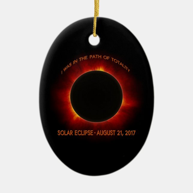 Solar Eclipse Julgransprydnad Keramik (Framsidan)
