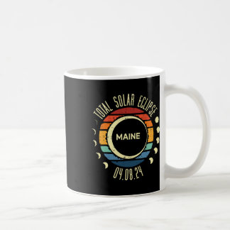 Solar Eclipse Maine Vintage 04.08.24 Manar Wom Kaffemugg