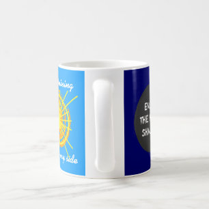 Solar Eclipse Måne Shadow Sunshine lustig anpassni Kaffemugg