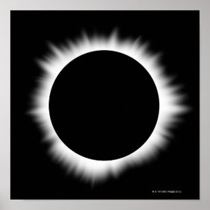 Solar Eclipse med Corona Poster