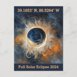 Solar Eclipse Memento Vykort
