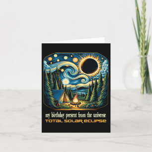 Solar Eclipse min födelsedagspresent från Univers Kort