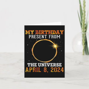 Solar Eclipse min födelsedagspresent från Univers Kort